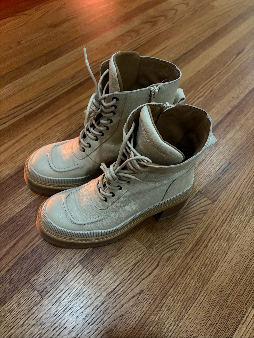 See by Chloé - “Mahalia” Women’s Lace-Up Combat Boots - Size 9 - Picture 6 of 7